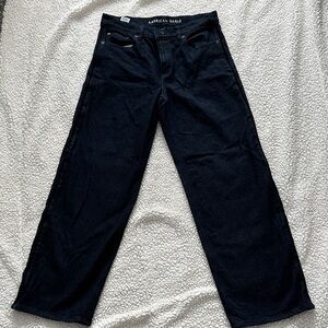 American Eagle Stovepipe Jeans Denim Darkwash Size 6